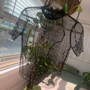 Sheer Pearl embossed top